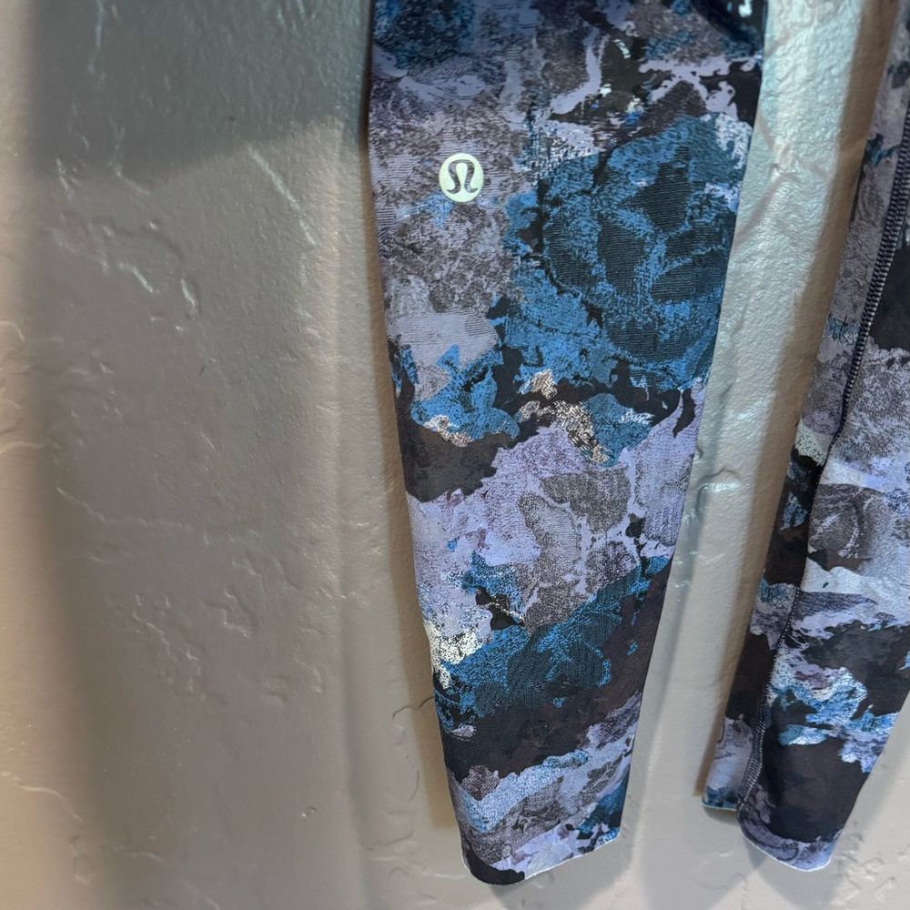 lululemon athletica Blue, Lavender and Black Leggings - 4 - Picture 3 of 4